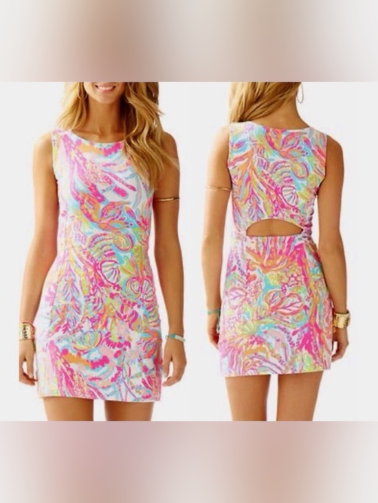 Lilly Pulitzer Dresses & Skirts - Lilly Pulitzer Whiting Mini Dress Scuba to Cuba Size Large